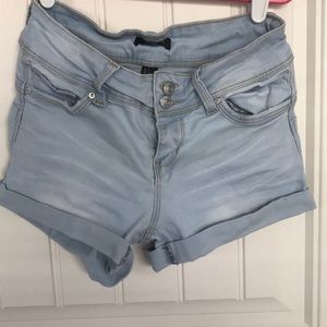 Denim shorts